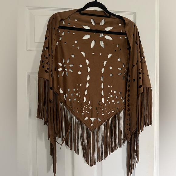 Suede Shawl - Picture 1 of 4